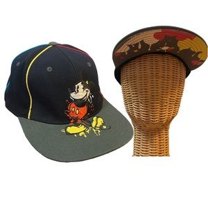 Disney Mickey Mouse Paint Fitted Baseball Hat